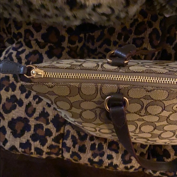 ZIP TOP TOTE IN SIGNATURE JACQUARD ❗️AUTHENTIC❗️ - Picture 3 of 11